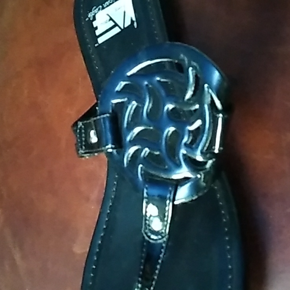 Women's blk sandals - Picture 2 of 3